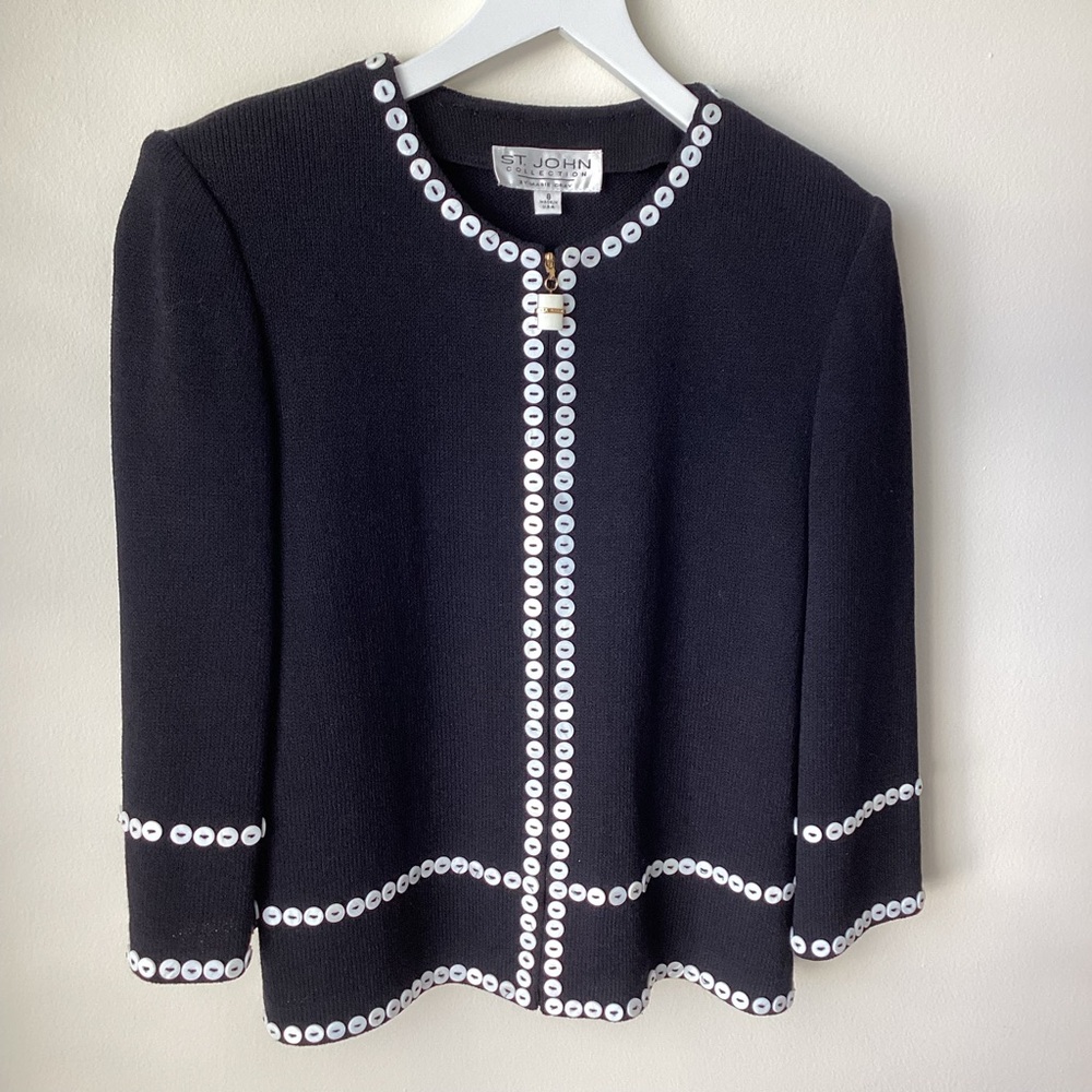 St. John Collection by Marie Gray Zip Front Jacket
